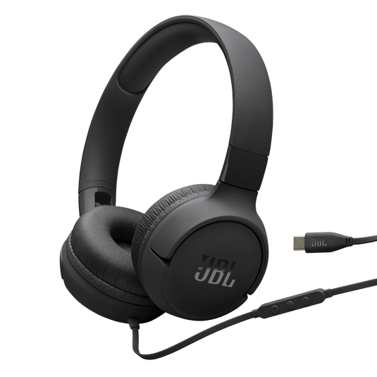 JBL Tune 520C אוזניות קשת חוטיות USB-C מבית JBL