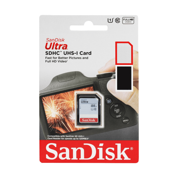 SanDisk Ultra SDHC UHS-I כרטיס זיכרון מבית SanDisk
