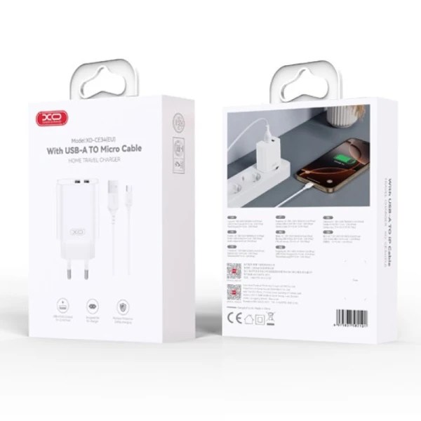 מטען קיר Micro-USB 2.4A מבית XO