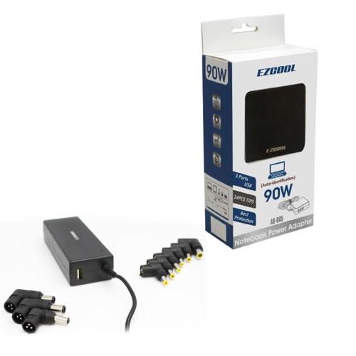 מטען אוניברסלי ללפטופים 90W מבית מותגים שונים