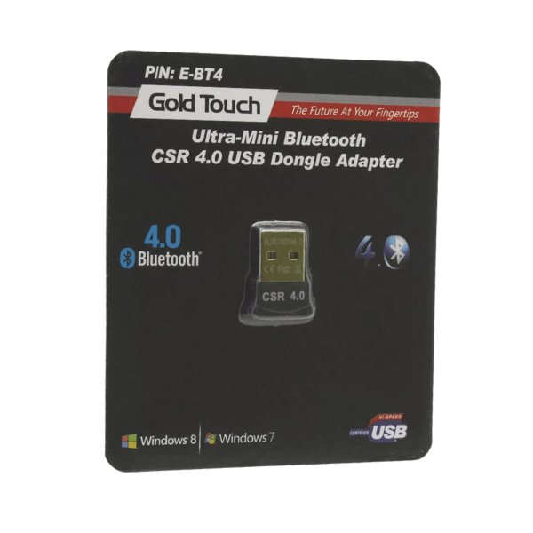 GoldTouch E-USB-BT4 מתאם בלוטוס למחשב מבית GoldTouch
