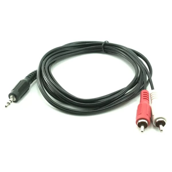 GoldTouch כבל 3.5ממ ל-2 RCA 1.8 מטר מבית GoldTouch