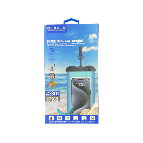 OUBALA שקית נגד מים IPX8 עד 38 מטר מבית Digital Phone