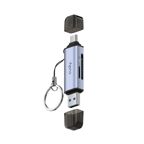 Cudy UH200 קורא כרטיסים USB-A/USB-C מבית Cudy
