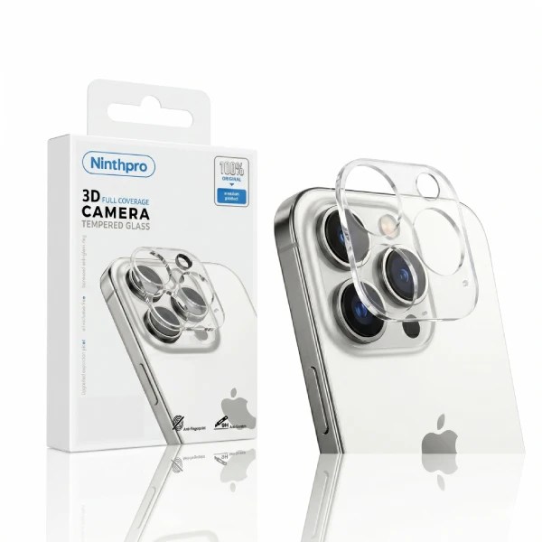 Ninthpro מגן זכוכית מלאה למצלמה iPhone Air מבית Ninthpro