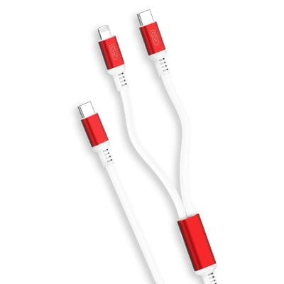כבל 2IN1 Type-C To Type-C/Lightning מבית XO