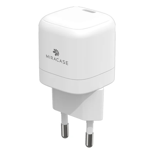 MiraCase MWC30 Mini USB-C 30W ראש קיר מבית Miracase
