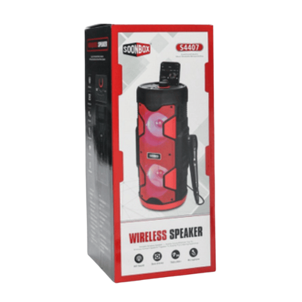 SOONBOX S4407 בידורית ניידת עם מיקרופון חוטי מבית Digital Phone