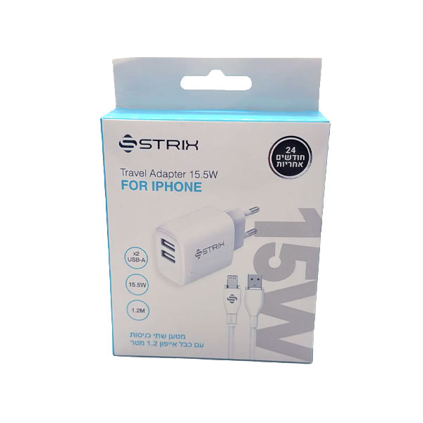 מטען ל- IPHONE 15.5W מבית Apple
