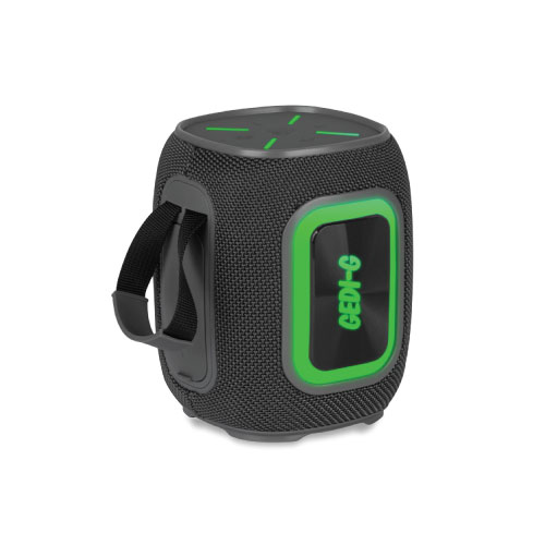 רמקול בלוטות’ GEDI-G GD-132 עם תאורת LED ורצועת נשיאה מבית מותגים שונים