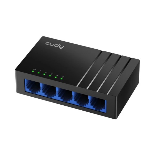 Cudy GS105D 5 Port Switch Gigabit מפצל רשת 1ל4 מבית Cudy