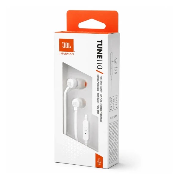 JBL Tune 110 אוזניות חוטיות מבית JBL