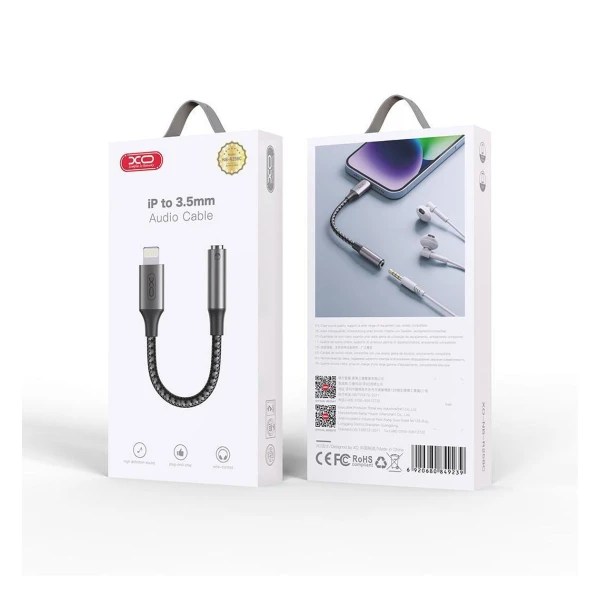 מתאם Lightning To 3.5mm מבית XO