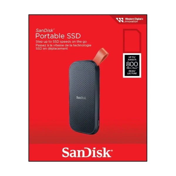 SanDisk Portable SSD כונן קשיח נייד USB-C + USB 3.2 מבית SanDisk