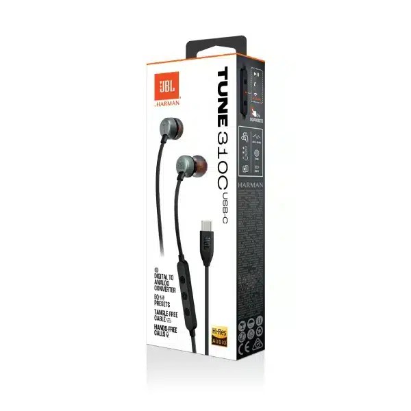 JBL Tune 310C USB-C אוזניות חוטיות מבית JBL