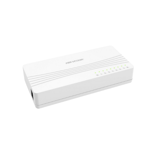 HikVision DS-3E0108D-E 8 Port Switch 10/100MPBS מפצל רשת 1ל7 מבית מותגים שונים