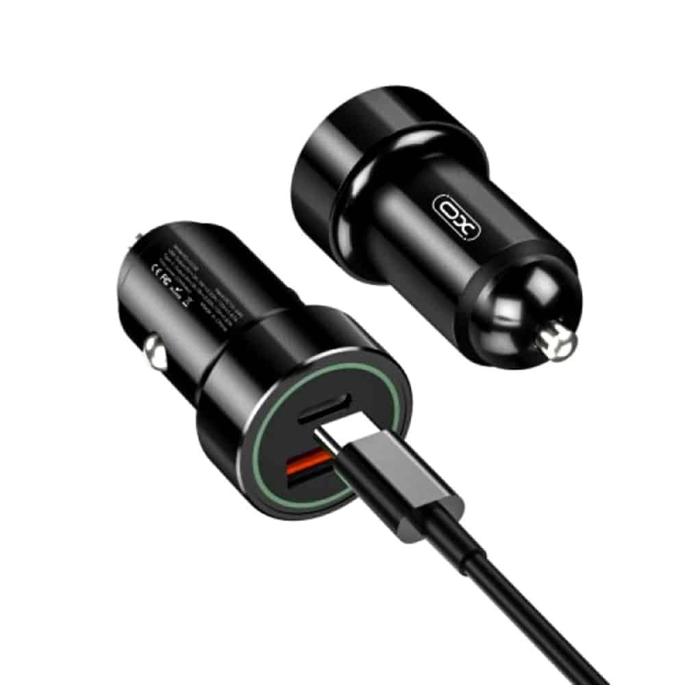 מטען רכב Type-C To Type-C 20W מבית XO