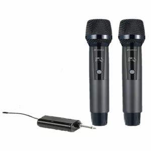 Sansui זוג מיקרופונים אלחוטיים מבית מותגים שונים