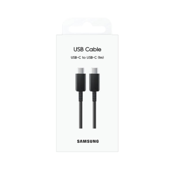 כבל סמסונג TYPE-C TO TYPE-C שחור מבית Samsung
