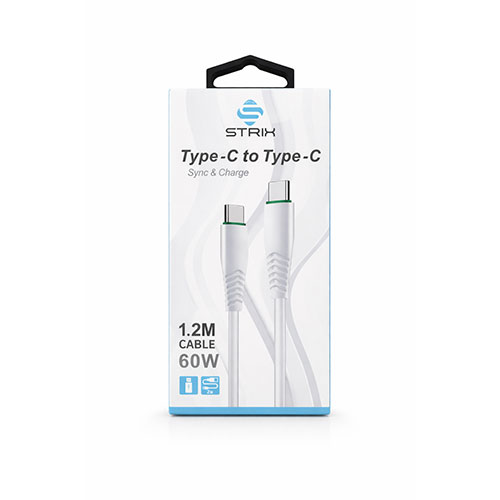 כבלים סטריקס 1.20 מטר ל- Type-c To Type-c מבית מותגים שונים