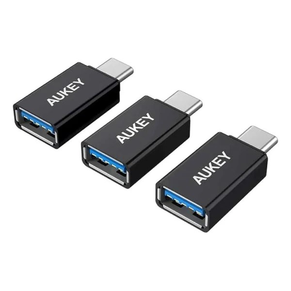 AUKEY שלישיית מתאמים USB To Type-C מבית Digital Phone
