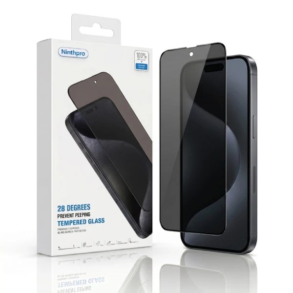 Ninthpro מגן מסך זכוכית מלאה Privacy iPhone Air מבית Ninthpro
