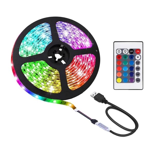 DP פס לד 10 מטר חיבור USB + שלט מבית Digital Phone