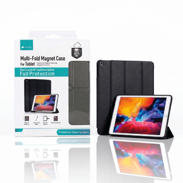 Nordic MultiFold כיסוי ספר Apple " שחור מבית Nordic