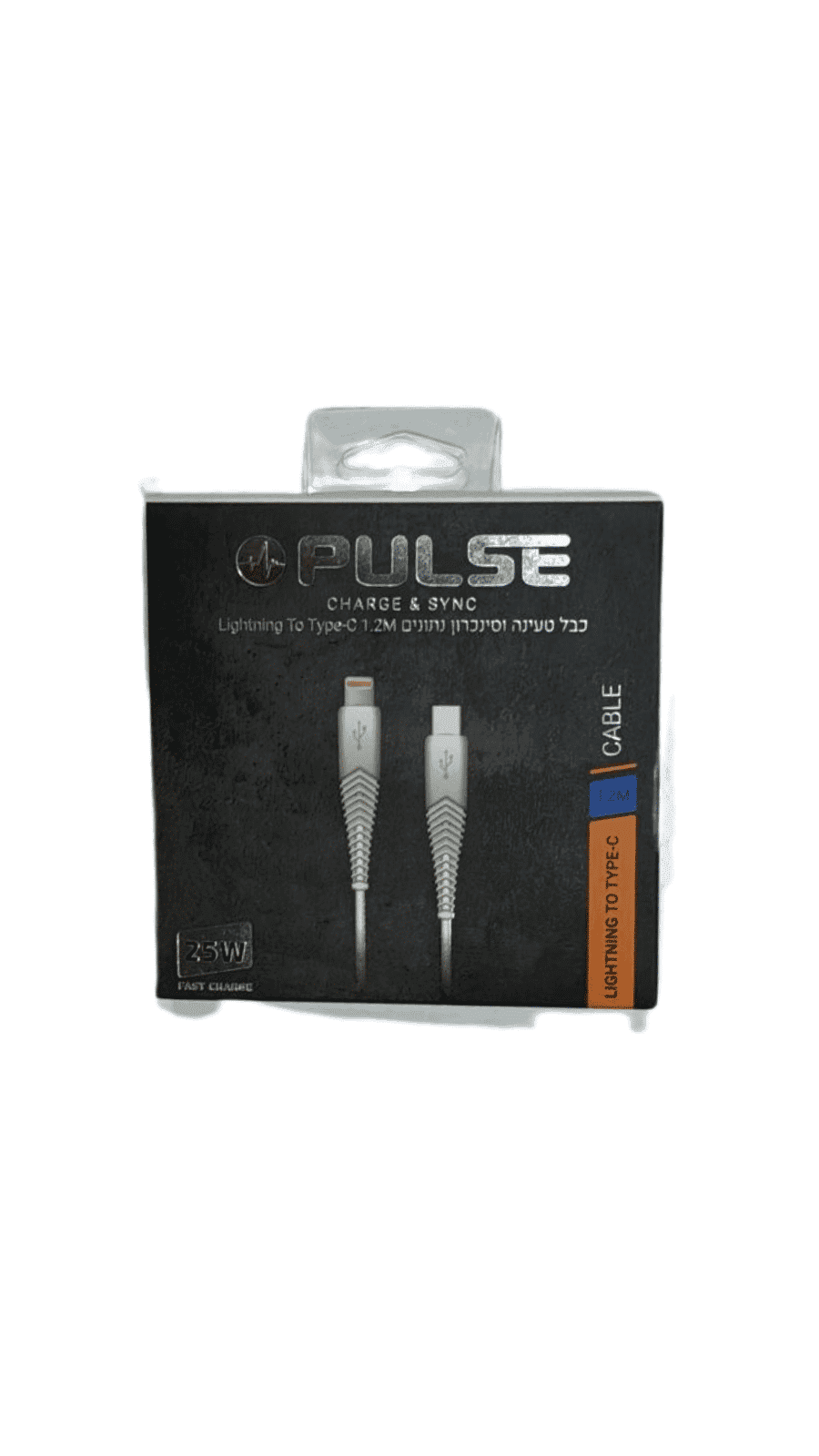 Pulse DP-05 Type-C To Lightning כבל טעינה 1.2 מטר מבית Digital Phone