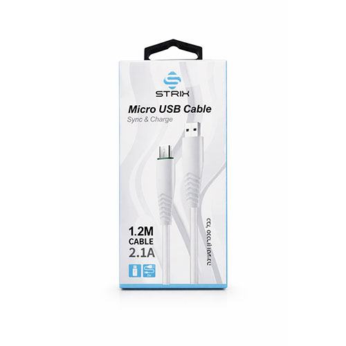 כבלים סטריקס 1.20 מטר ל- Micro Usb מבית מותגים שונים